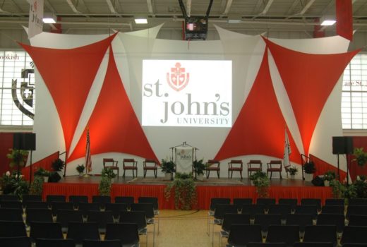 St. John’s University Custom Backdrop Design