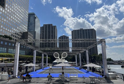 Temporary Pickleball & Tennis Courts at Brookfield Place